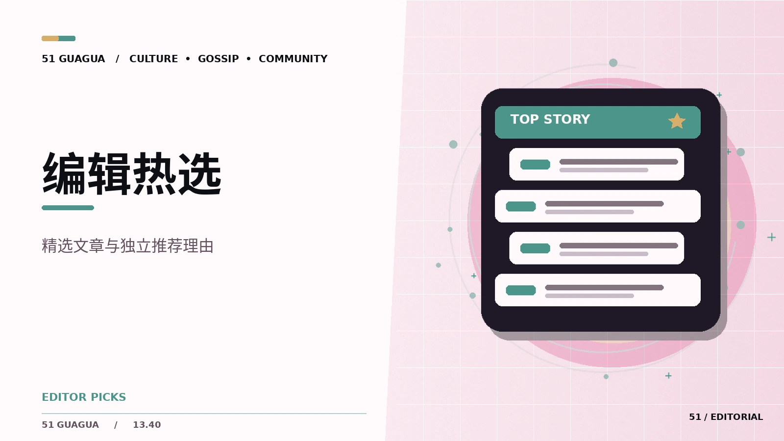 今天的编辑选择应该考虑什么